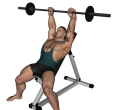 Barbell Press - Incline Guillotine